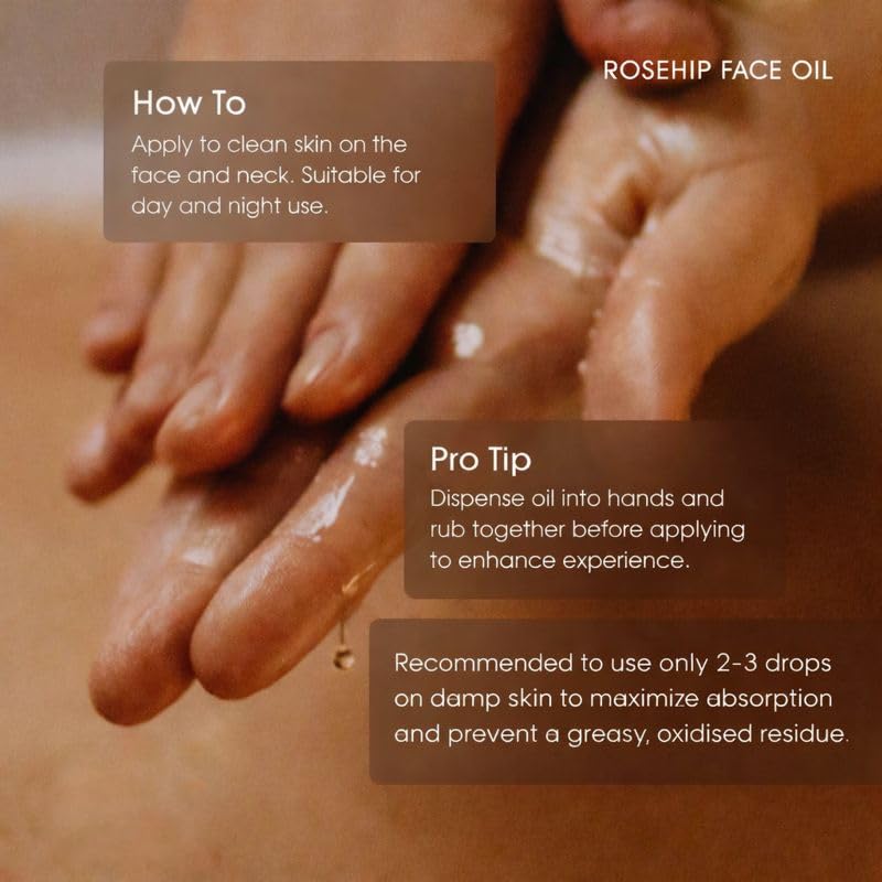 Rosehip Oil for Skin | Rosehip Seed Oil for Face | 100% Pure & Natural Essential Oil - 15 ML
