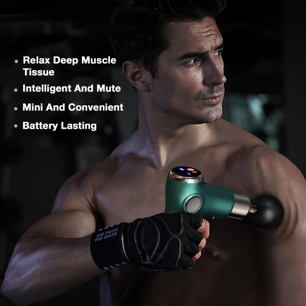 Muscle Massage Gun Mini Pocket 32 Speed vibration Body Deep Relief Pain Slimming Fascial gun Electric Back neck Massager Gun