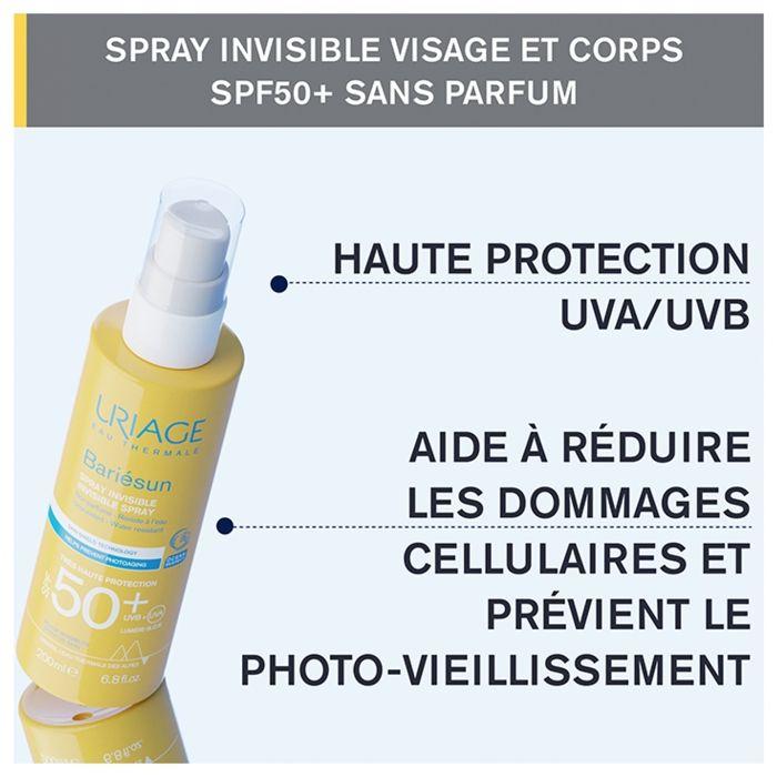Uriage Bariésun Spray Invisible Spf50+ Non Parfumé
