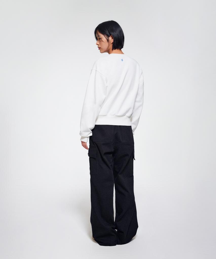 ERA Women Diagonal Cut Cargo Pants - Black