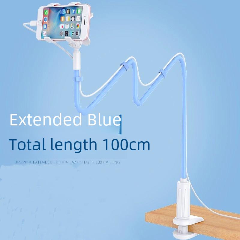 Líný držák na mobilní telefon: Kreativní spirálový stolní a noční prodlužovací kabel pro živé vysílání