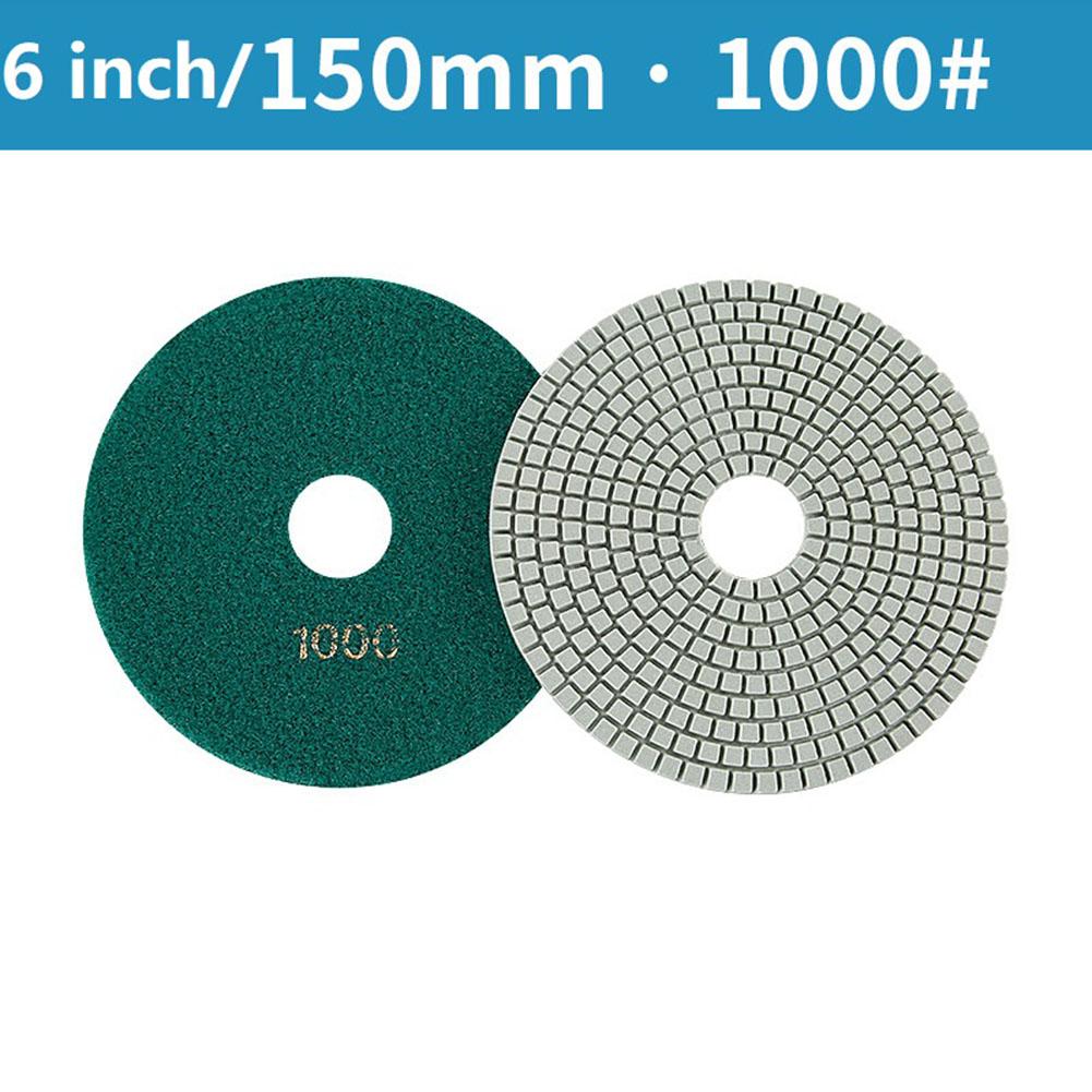 Discuri de șlefuit flexibile pentru beton, granit, marmură, 6 inch, 150 mm, uscate/umede, cu diamant, 30-3000 Grit, pentru șlefuire