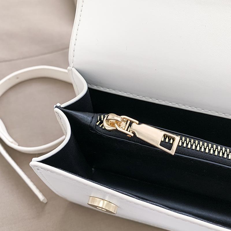 Sommer ny moteriktig ensfarget kjede svelgeveske allsidig enkel skulder diagonal spenn trendy dameveske