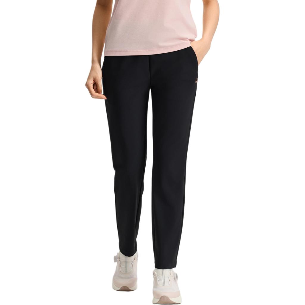 Fila Athletics Series Comfortable Casual Sports Elastic Knit Long Pants Women Bottoms A11W521602FBK