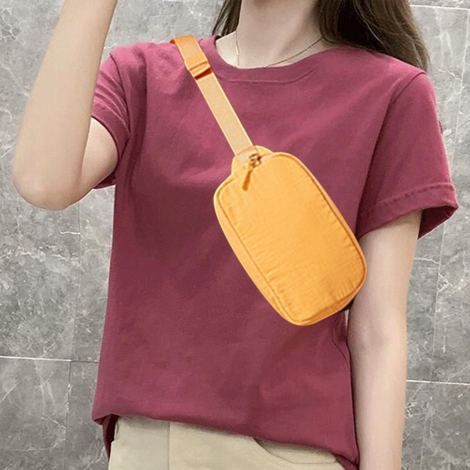 

Waist Pack Chest Bag Wallet Fashion 0.7 L Water Resistant Fanny Crossbody for Outdoor Biking жовтий