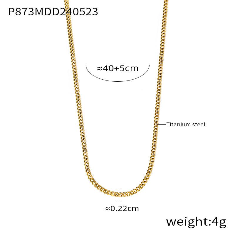 Qiong Yao High-End Gold Plated Rose Flower Necklace with Zirconia Clavicle Chain