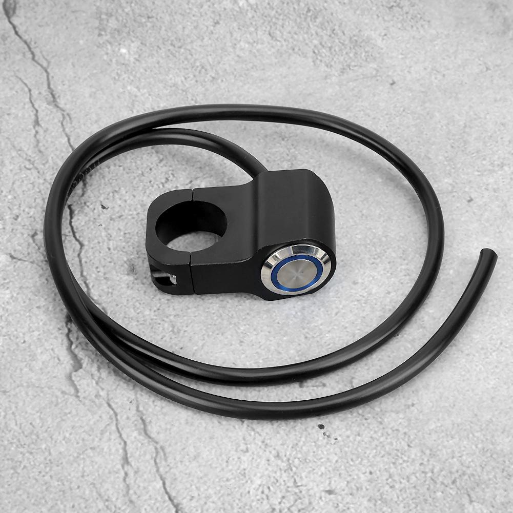 22mm 0.87in Waterproof Steel Spotlights Headlight Handlebar Switch for Motorcycle ATV