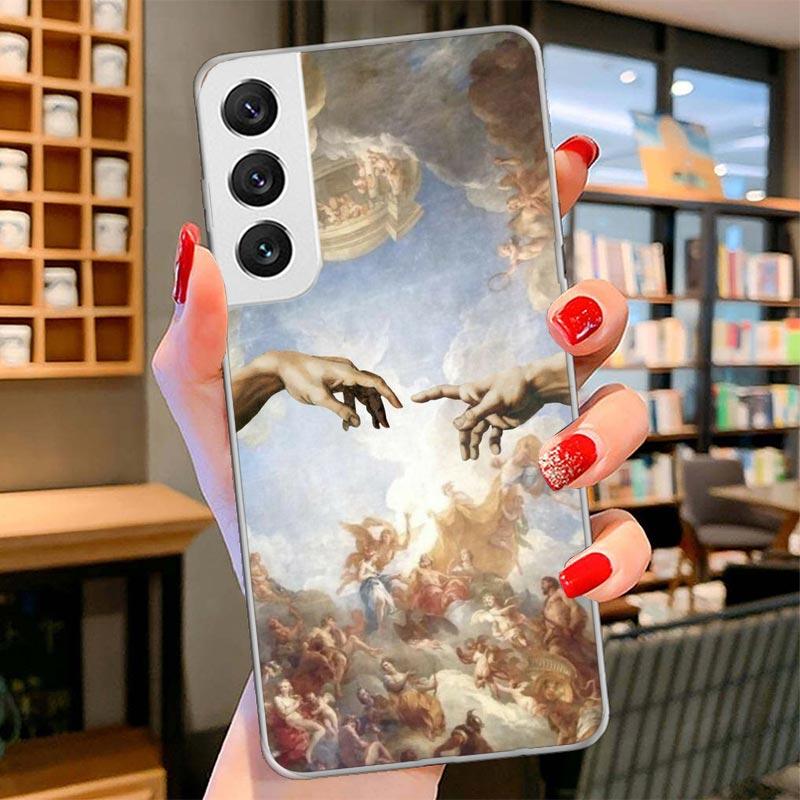 Renaissance Art Painting Cover Phone Case For Samsung Galaxy S26 S25 Edge S24 Ultra S23 S22 Plus S21 S20 FE Soft Fundas Shell Ga