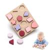 Shape Cognition Matching Toy Children's Geometric Equal Panel Hand Grip Panel Silica Gel Panel Teaching Aid