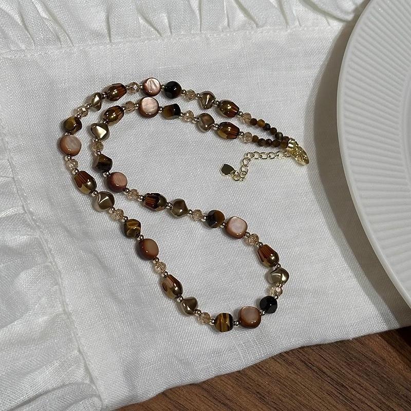 A Niche Bead Style Minimalist Sweater Necklace