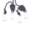 2/1Pcs Camping Tent Adjustable Rope Fastener Fixed Buckle Pulley Tensioner Ratchet Hangers Lights Lifting Awning Wind Rope