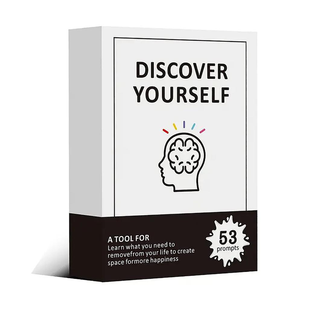 Discover Yourself Game Cards For Self-Reflection, Emotional Intelligence & Personal Development