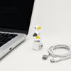 Clicker Toy with Sound Light 1/2/3/4Pcs Keyboard Fidget Sound, Rechargeable Seagull Finger Decompression Gadget Toy, Frog Push Button
