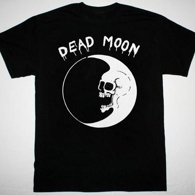 Dead Moon Rock Band Black Cotton All Sizes Short Sleeve S 5Xl 16