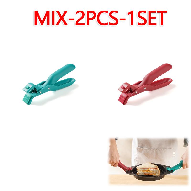 Silicone Kitchen Bowl Clip Non Slip Anti Scalding Gripper Tongs for Pots Bowls Cooking Serving Utensils Tools