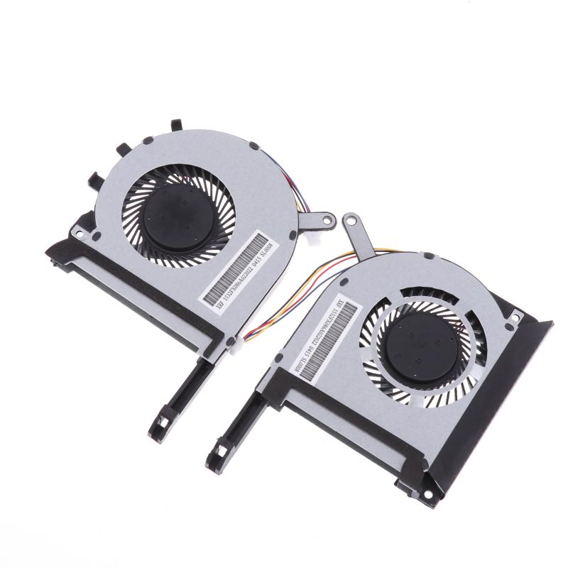 Ventoinha Cooler de Refrigeração para CPU e GPU de Laptop para Asus Tuf Gaming Tuf Gaming Fx506 Fx95D Fx505Gm Fx86 Fx505