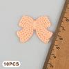 10Pcs 3.6Cm Embroidered Bow Tie Scrapbooking Diy Sewing On Patches Home Decoration Accessories Ornament Supplies