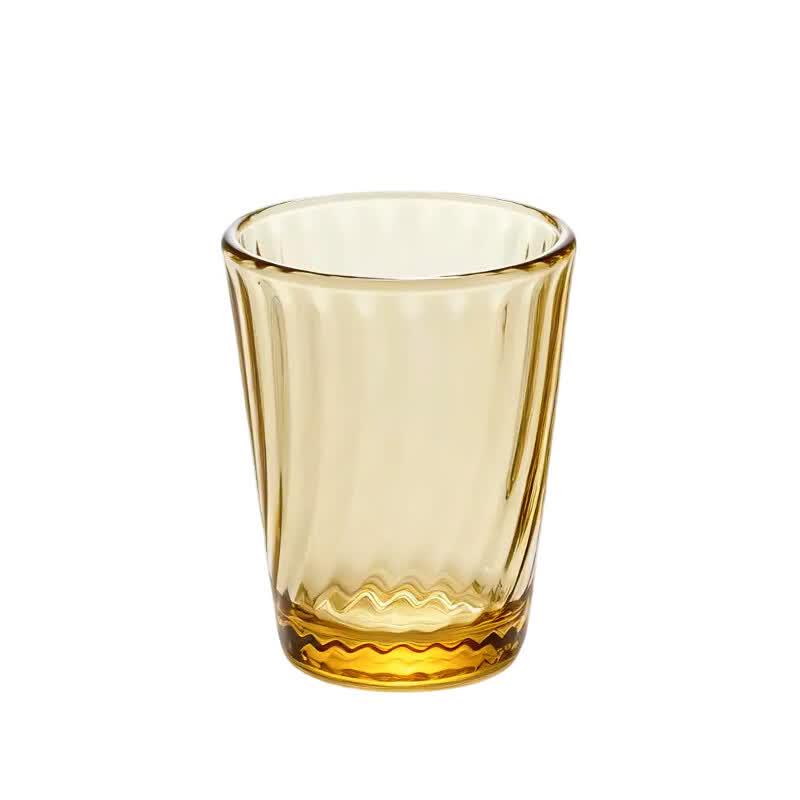 VISIONS Amber High Borosilicate Glass Cup Set