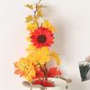 1PC Tree Branch DIY Fall Furnishings Thanksgiving Faux Pumpkin Berries Autumn Artificial Plant Realistic Maple Leaves Branches