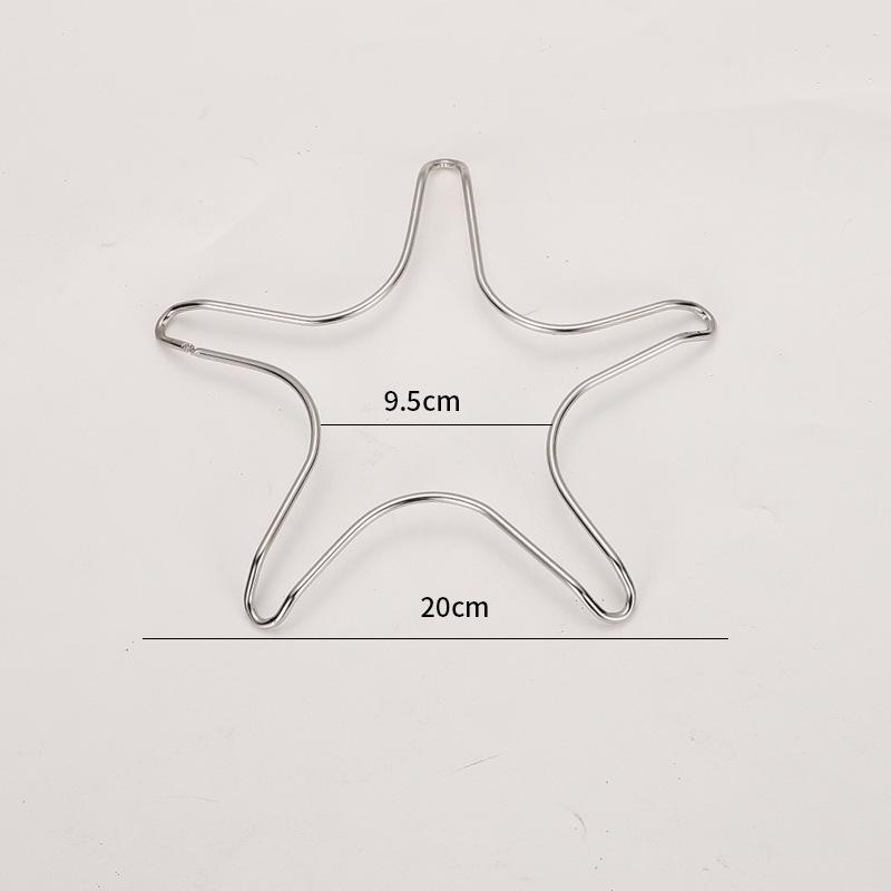 Cast Iron Four-Prong Trivet for Small Milk Pot - Gas Stove Rack Accessory