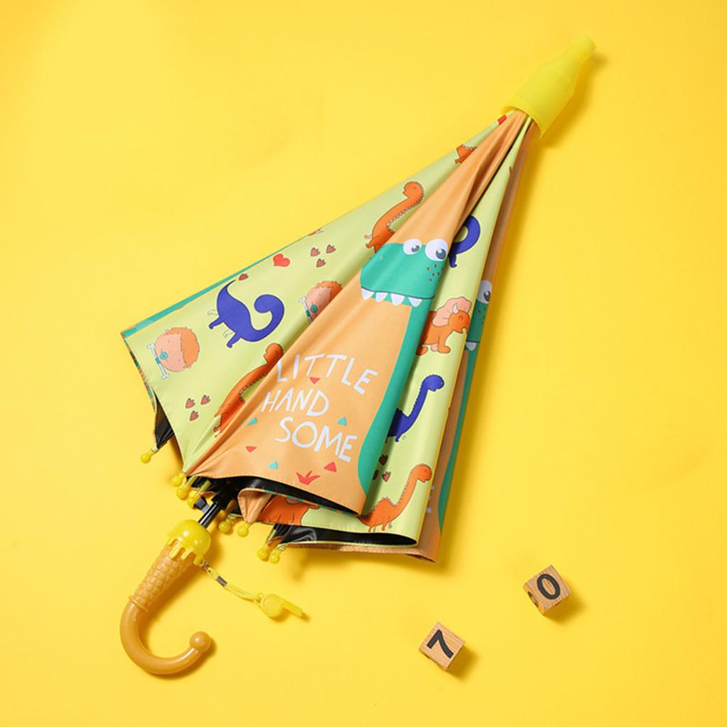 Umbrellas, Cute 8 Whales Automatic Umbrella for Children, Cartoon Pattern, for Kindergarten, School and Travel