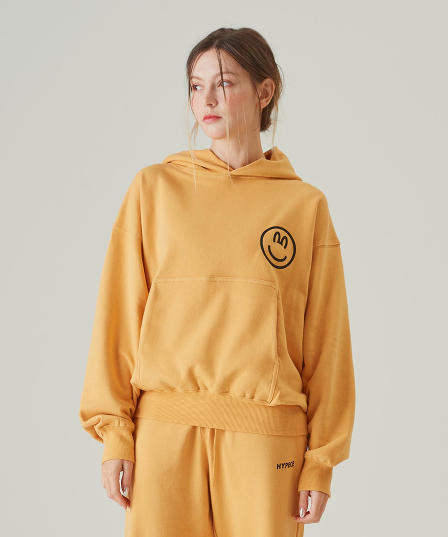 Хайпы Худи с логотипом Hypece Yellow S