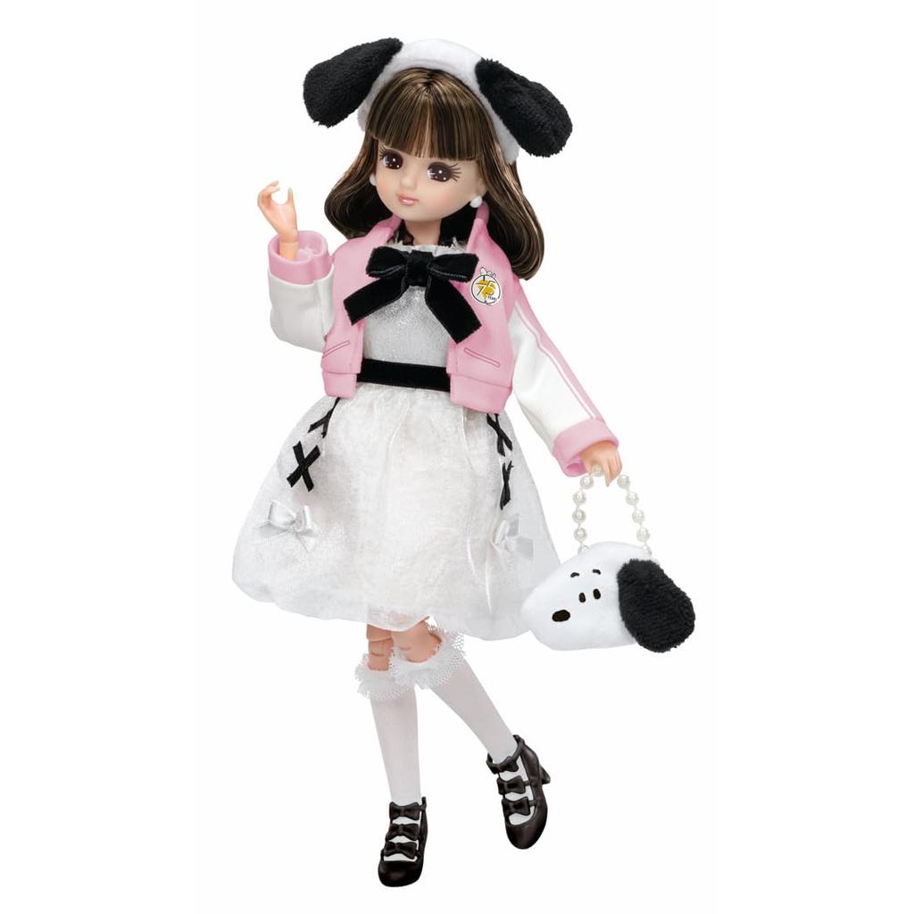 TAKARA TOMY Licca-chan Doll Photogenic Licca PEANUTS 75th Anniversary Snoopy Style