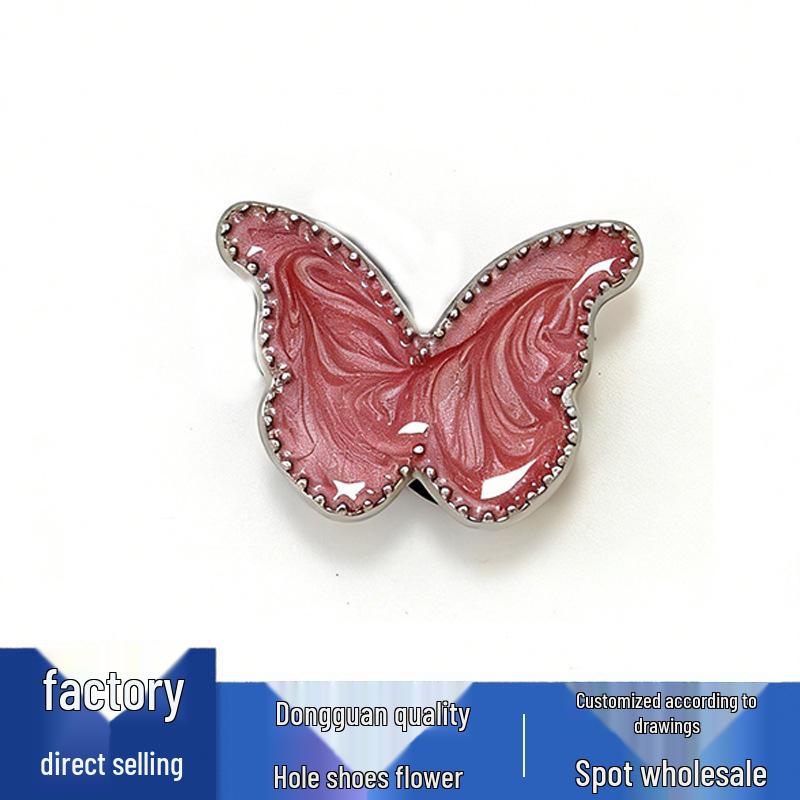 Metal Flower Shoe Decoration Buckles for Hole Shoes
