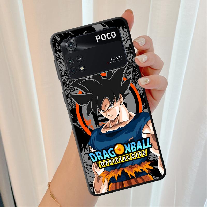 Dragon Ball Son Goku Funda Phone Cover Case for Xiaomi Poco F8 F1 C75 C71 F3 M5 M3 M4 M7 Pro X3 X4 X5 X7 Pro C61 C50
