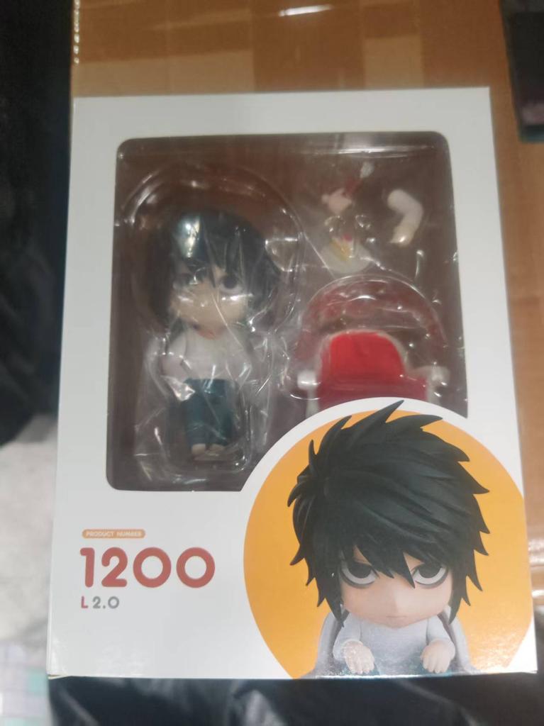 Death Note Q Version Clay Figure Light Yagami 1160#L 2.0 Movable Face Swap Collectible Model