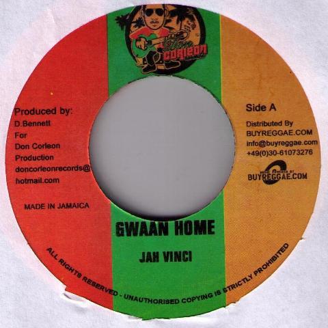 7inch Record JAH VINCI / CECILE - Gwaan Home / Take My Heart NONE 2011 Jamaica Reggae, Ska & Dub Used