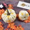 8 kusů Umělé dýně | Realistická podzimní dekorace pro Den díkůvzdání a Halloween | Malé plastové tykve pro domácí a zahradní dekoraci