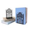 Gothic Book Divider Holder Rust Resistant Display Bookshelf Premium Students Book Ends  Home Office