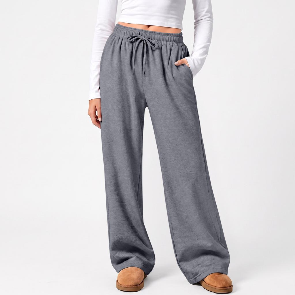 Women's Loose Fit Wide Leg Casual Pants Street Comfortable