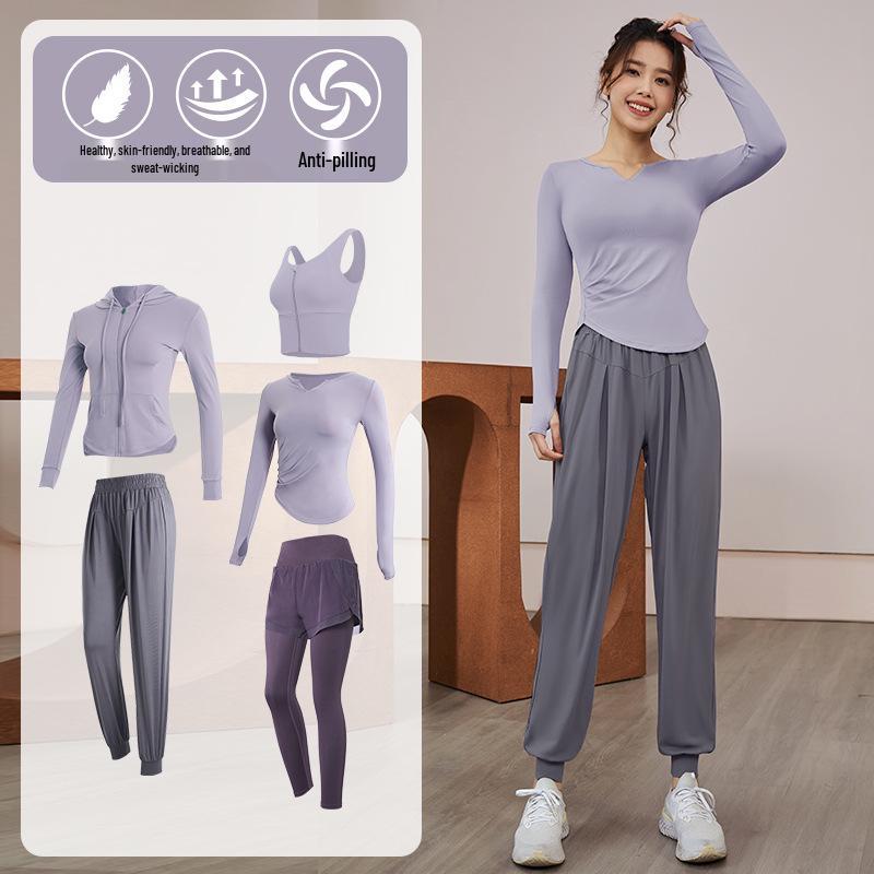 Women's Quick-Dry Long Sleeve Fitness & Yoga Set: Running, Pilates, Body Shaping Top for Spring & Autumn