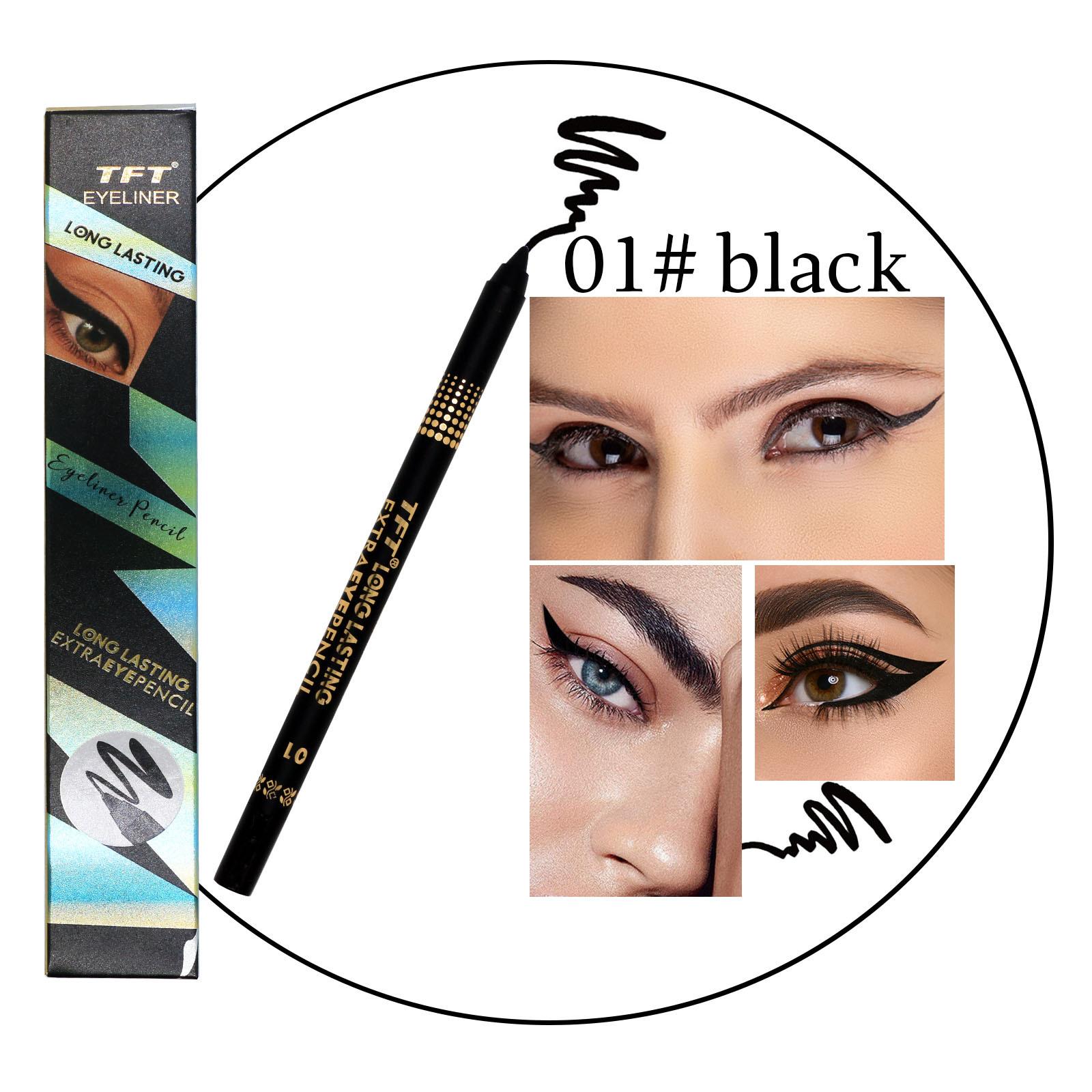 Водостойкая, не размазывающаяся водостойкая подводка для глаз, быстросохнущая перманентная подводка для глаз, женский инструмент для макияжа