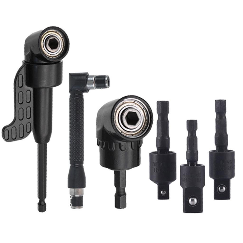 105 Degree Screwdriver Corner Cutter, 360 Degree Universal Joint Rod, Colored Steel Ball Joint Rod Combination Set