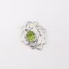 Natural Peridot Gemstone 925 Sterling Silver Jewelry Pendant 1.29" Gift For Her CP-32-4
