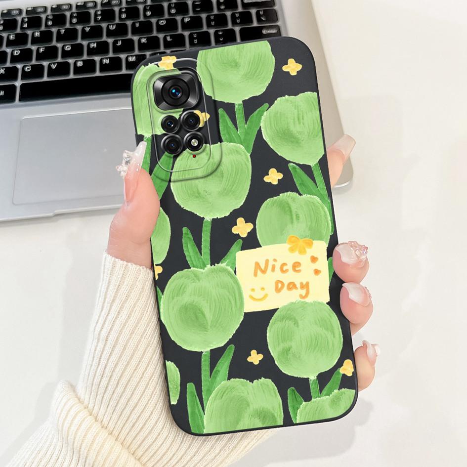 For Redmi Note 11 Case Note 11s 4G Soft Silicone TPU Cute Cover For Xiaomi Redmi Note 11 Pro 5G Phone Case On Redmi Note11s Capa