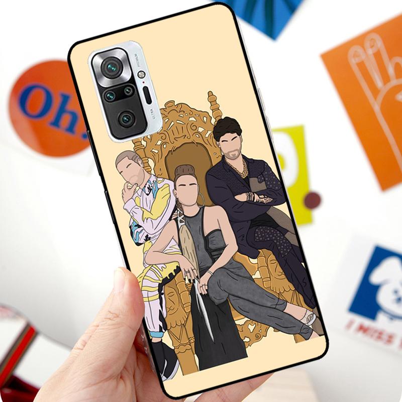 The Queen of Flow Case For Xiaomi Redmi Note 12 Pro 11 8 9 10 Pro 9S 10S 11S 12S Redmi 12C 10C 9C 10A Cover