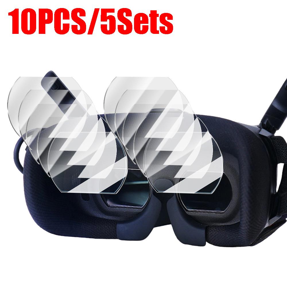 1-5 Set Pellicola Protettiva Schermo in Vetro Temperato per DJI Goggles N3 Copertura Completa Pellicola Protettiva Per DJI N3 AR HD Antigraffio Vetro Trasparente