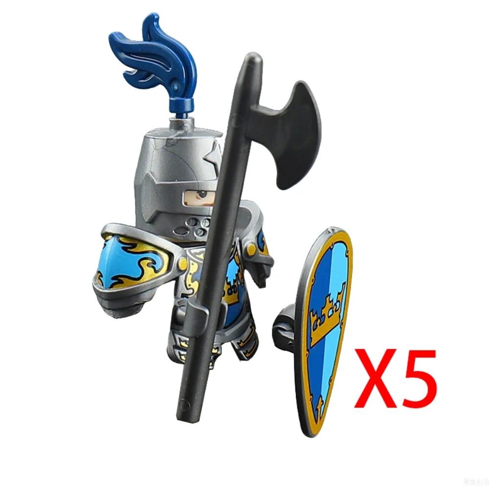 Figuras de Soldados de Castelo Militar Medieval Blocos de Construção Roma Cavaleiro Leão Arma Guerreiro Espada Infantaria Capacete Modelo Tijolos Brinquedos