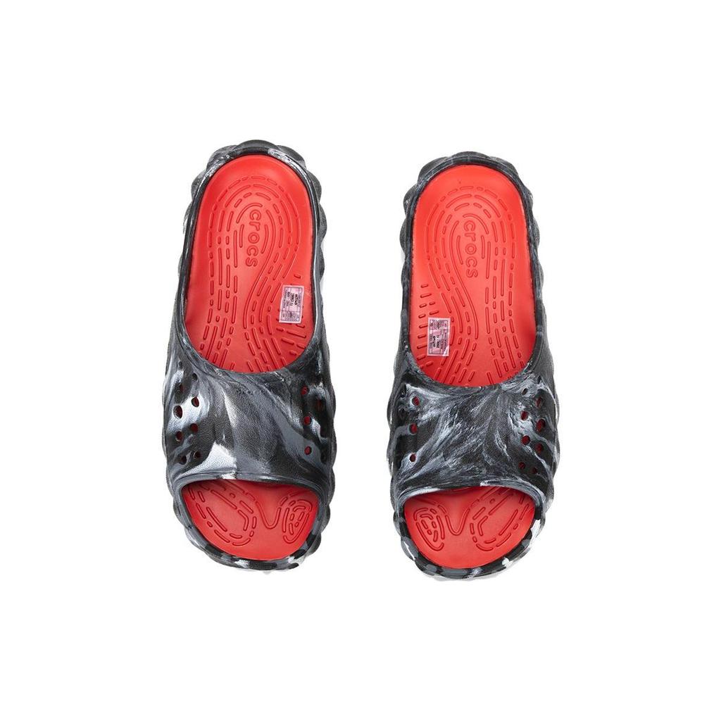 Crocs Marbled Echo Slide 'Black' 208467-0X9