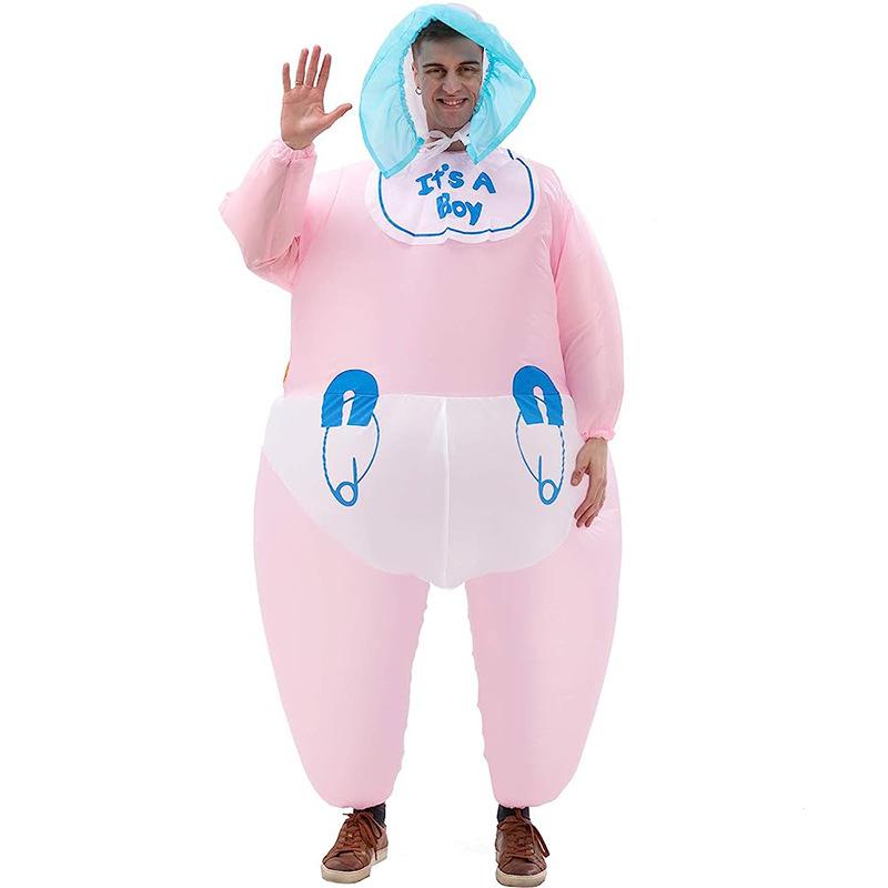 Милый надувной костюм для ребенка Смешной Смешной Косплей Костюм для выступлений Ходячая кукла Костюм для выступлений one size fits all