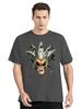 Modna Koszulka T-shirt z Klasyczną Maską Dj Boris Brejcha Letnia Codzienna Koszulka Fitness Bawełniane Topy Męska Odzież Oversize Unisex Koszulka T-shirt