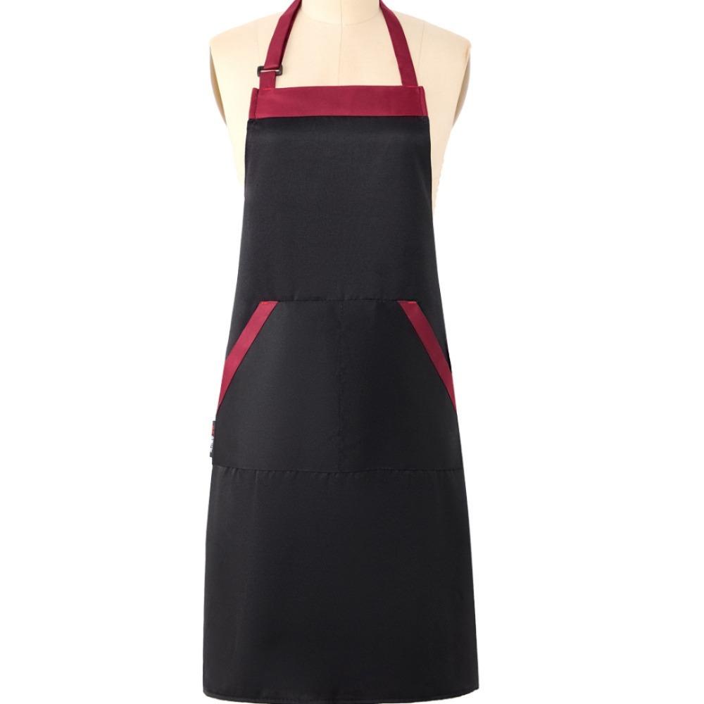 

New Professional Cooking Baking Aprons Waterproof Large Pocket Working Clothes Breathable Barber Apron Hair Salon Tool чорний