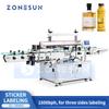 ZS-TB900 Wrap-Around Labeling Machine for Square Bottles In Food, Cosmetic & Daily Chemical Lines