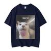 Bleh Funny Cat Meme Graphic T Shirts Women Clothing High Street Fashion Trend T-shirts Summer Unisex Casual Short Sleeve T-shirt