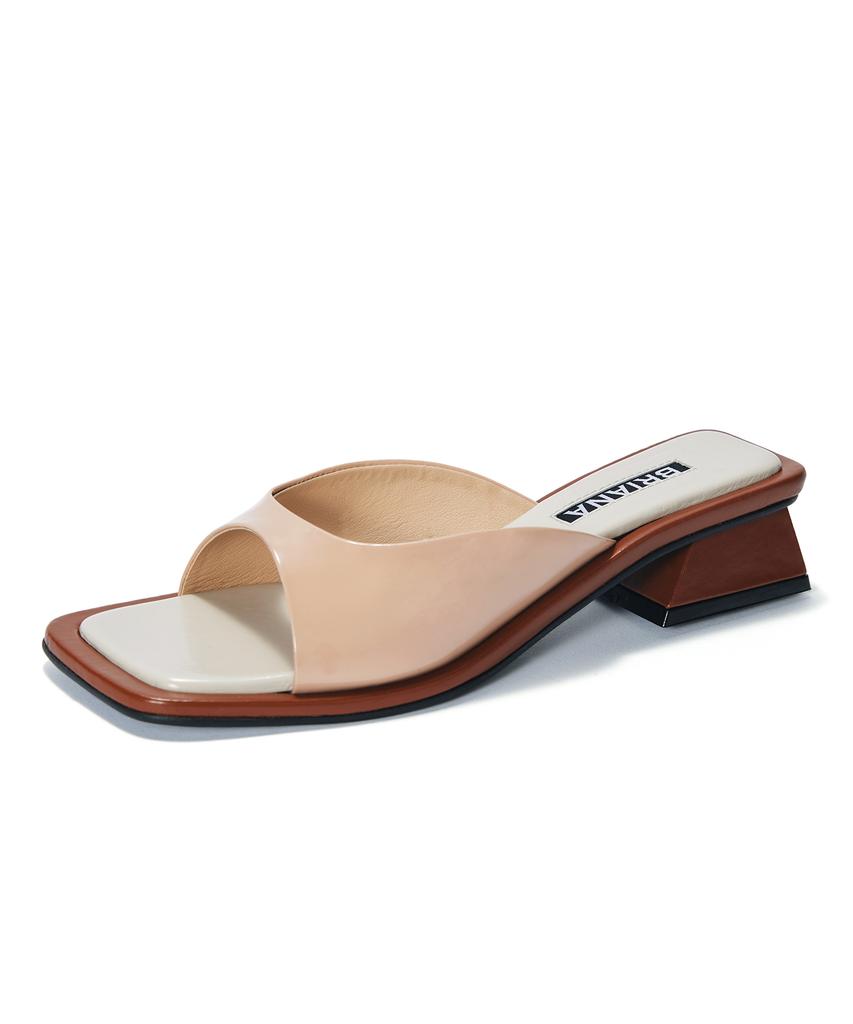 Briana Emma Mulle [Cream + Brown]