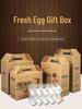 Custom Egg Cardboard Gift Box - Holds 30, 60, or 100 Eggs - Festive Packaging for Holidays